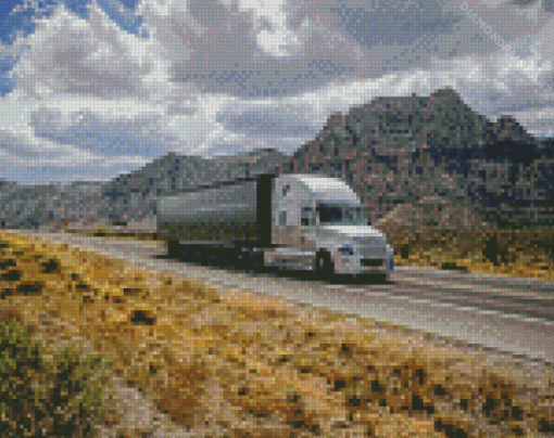 Aesthetic Semi Truck Diamond Painting