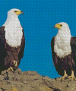 African Fish Eagles Diamond Painting