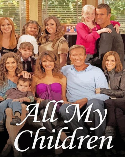 All My Children Poster Diamond Painting