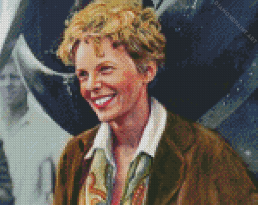 Amelia Earhart Art Diamond Painting