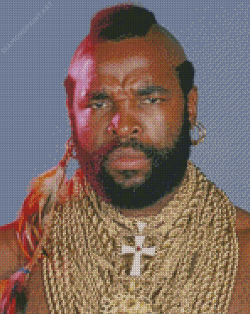 American Wrestler Mr T Diamond Painting