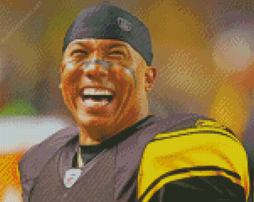 American Football Wide Receiver Hines Ward Diamond Painting