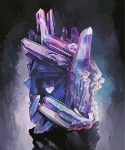 Amethyst Crystals Art Diamond Painting