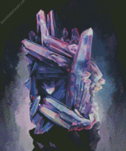 Amethyst Crystals Art Diamond Painting