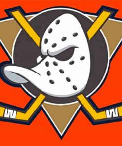 Anaheim Ducks Logo Diamond Painting