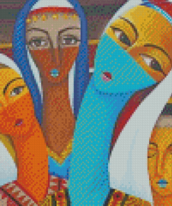 Arab Women Diamond Painting