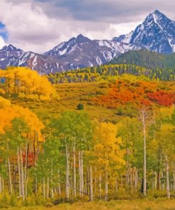 Autumn Aspen Diamond Painting