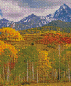 Autumn Aspen Diamond Painting