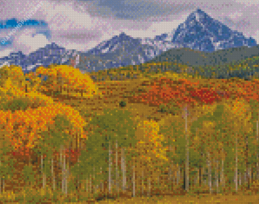 Autumn Aspen Diamond Painting