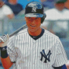 Baseball Player Derek Jeter Diamond Painting