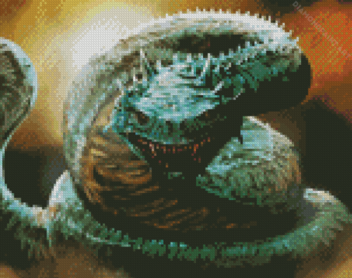 Basilisk Dragon Art Diamond Painting