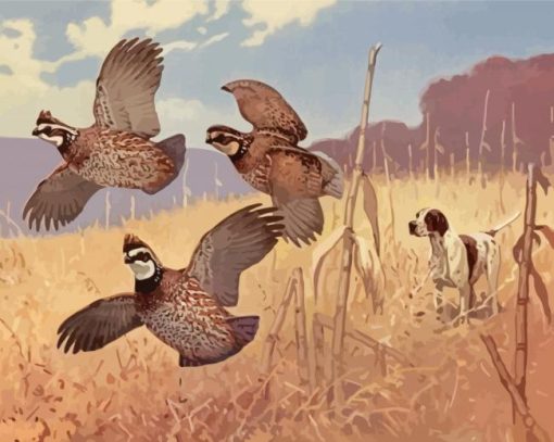 Bird Hunting Scenes Diamond Paintings