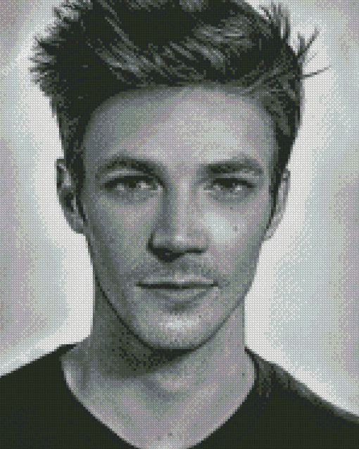 Black And White Grant Gustin Art Diamond Paintings