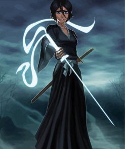 Bleach Anime Rukia Kuchiki Diamond Painting