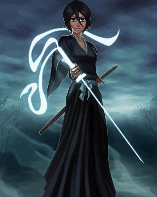 Bleach Anime Rukia Kuchiki Diamond Painting