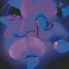 Blue Purple Orchids Diamond Paintings