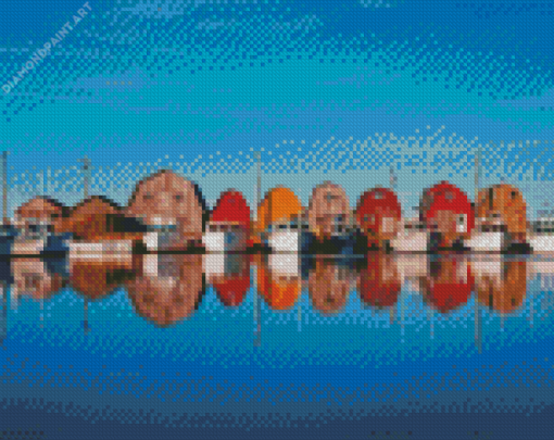 Boats In Prince Edward Island Diamond Painting