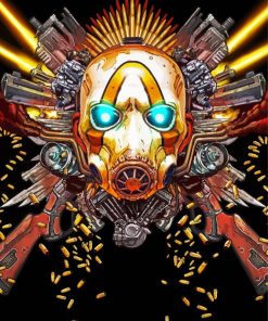 Borderlands 3 Gun Skull Psycho Bandit Diamond Painting