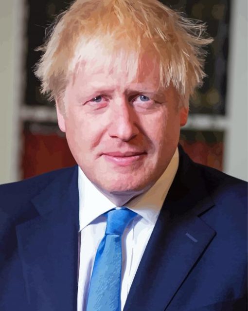 Boris Johnson Prime Minister Of The Uk Diamond Painting