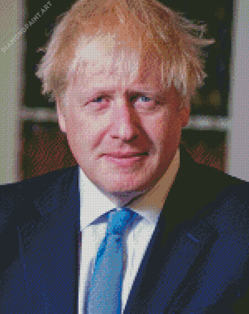 Boris Johnson Prime Minister Of The Uk Diamond Painting