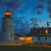 Bristol Pemaquid Point Light Diamond Painting