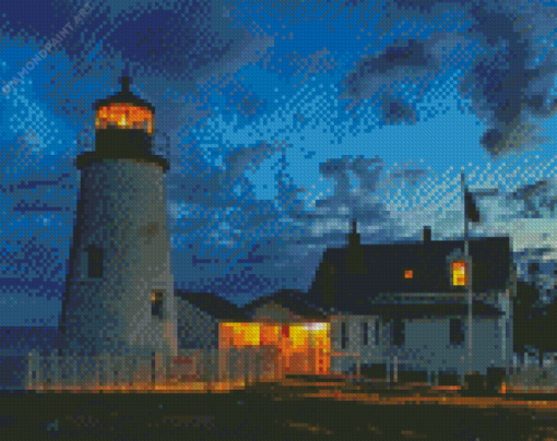 Bristol Pemaquid Point Light Diamond Painting