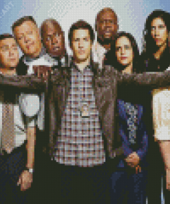 Brooklyn Nine Nine Characters Diamond Paintings