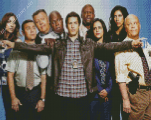 Brooklyn Nine Nine Characters Diamond Paintings