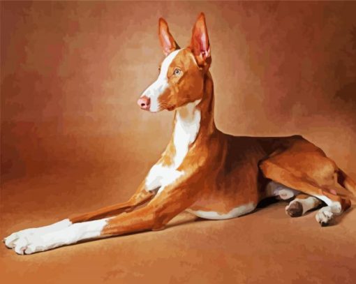 Brown Podenco Diamond Painting