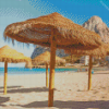 Calpe Beach Huts Diamond Paintings