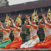 Cambodia Traditional Apsara Dance Diamond Paintings