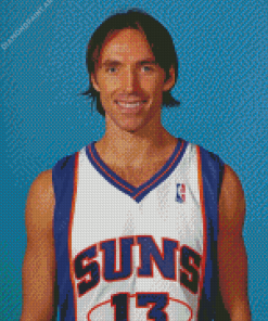 Canadian Basketballer Steve Nash Diamond Painting