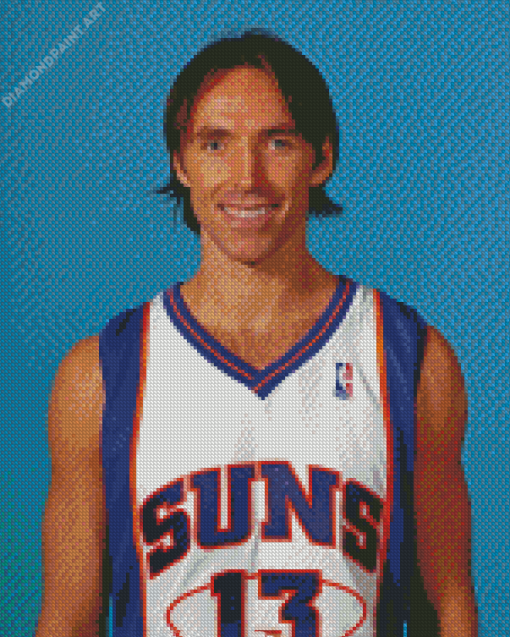 Canadian Basketballer Steve Nash Diamond Painting