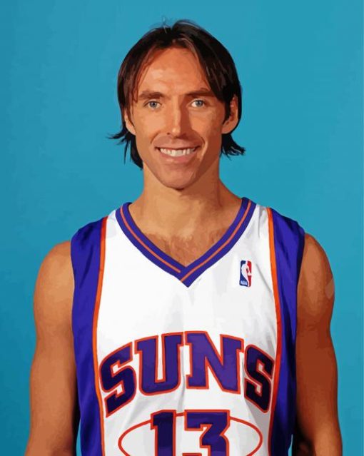 Canadian Basketballer Steve Nash Diamond Painting