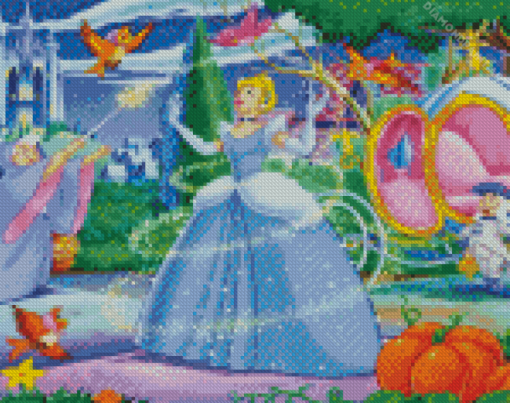 Cartoon Cinderella Characters Diamond Painting