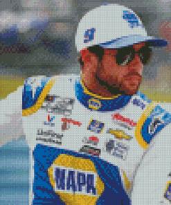 Chase Elliott Car Racer Diamond Painting