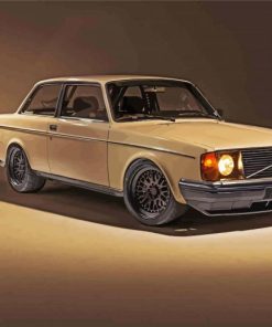 Classic Volvo 240 Saloon Car Diamond Painting