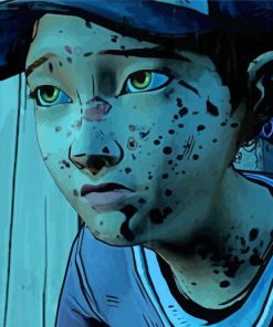 Clementine The Walking Dead Diamond Painting