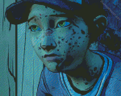 Clementine The Walking Dead Diamond Painting