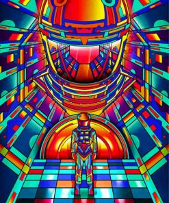 Colorful Space Odyssey Movie Diamond Painting