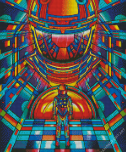 Colorful Space Odyssey Movie Diamond Painting