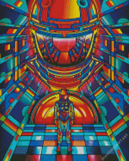 Colorful Space Odyssey Movie Diamond Painting