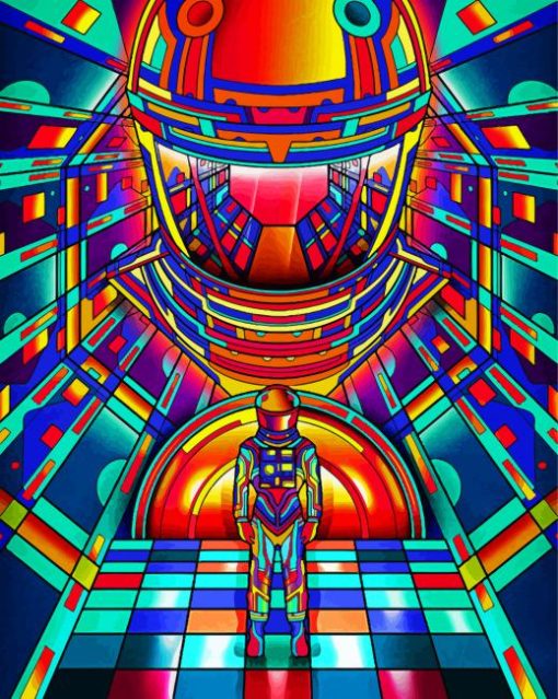 Colorful Space Odyssey Movie Diamond Painting