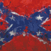 Confederate Flag Art Diamond Painting