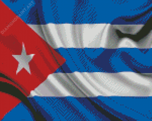 Cuban Flag Diamond Paintings