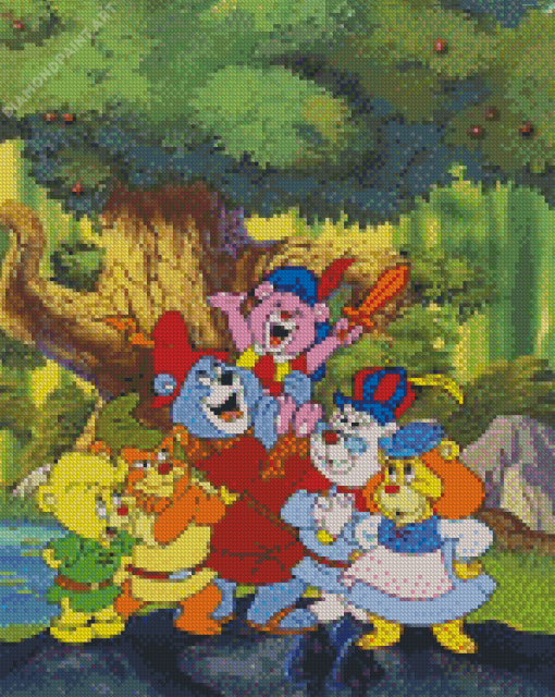 Disney Gummi Bears Characters Diamond Painting