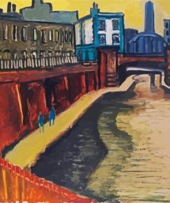 England London Canal Art Diamond Paintings