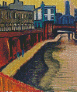 England London Canal Art Diamond Paintings