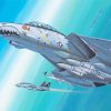 F14 Tomcat Aircraft Diamond Painting