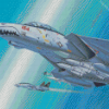 F14 Tomcat Aircraft Diamond Painting